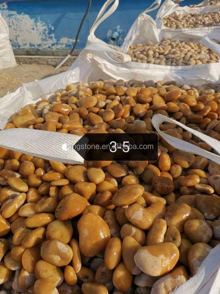 Đá cuội sỏi sông Hoàng Hà tự nhiên chất lượng cao, dễ gia công, đánh bóng, dùng cho cảnh quan sân vườn ngoài trời