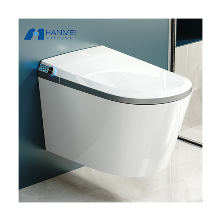 Bồn cầu treo tường kiểu dáng hiện đại, bồn cầu âm tường hình chữ P – Daisan Store