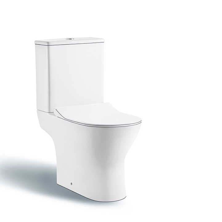 Bồn cầu hai khối Medyag MFZ-45 CE Standard Rimless Short Couple Closed Bathroom