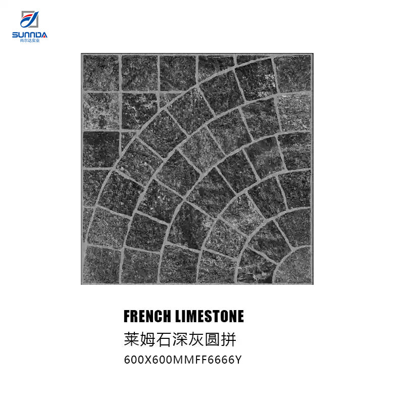 Đá lát sân đỗ xe đồng chất 600x600mm dày 12/18mm bán sỉ cho cầu thang, lát thô ngoài trời, sàn ngoại thất