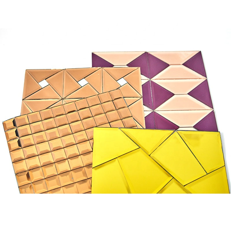 Gạch Kính Mosaic Pha Lê Chất Lượng Cao, Mosaic Thủy Tinh Dùng cho Phòng Tắm