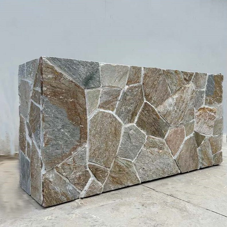 Chậu cây trang trí bằng đá tự nhiên cỡ lớn hình chữ nhật