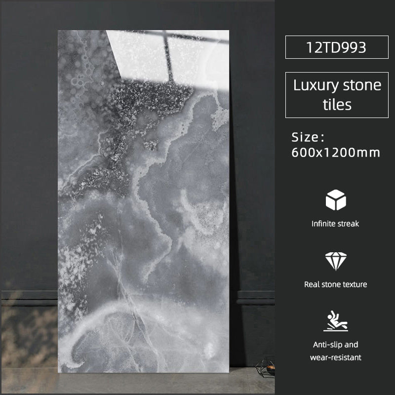 Gạch lát sàn sứ bóng họa tiết vân đá cẩm thạch