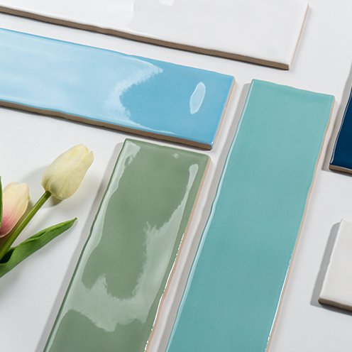 Gạch ốp tường sứ tráng men 65*265mm Thiết kế hiện đại, gốm hồng kiểu subway dài, dùng cho gạch dự án phòng tắm, nhà bếp, nhà hàng, khách sạn.