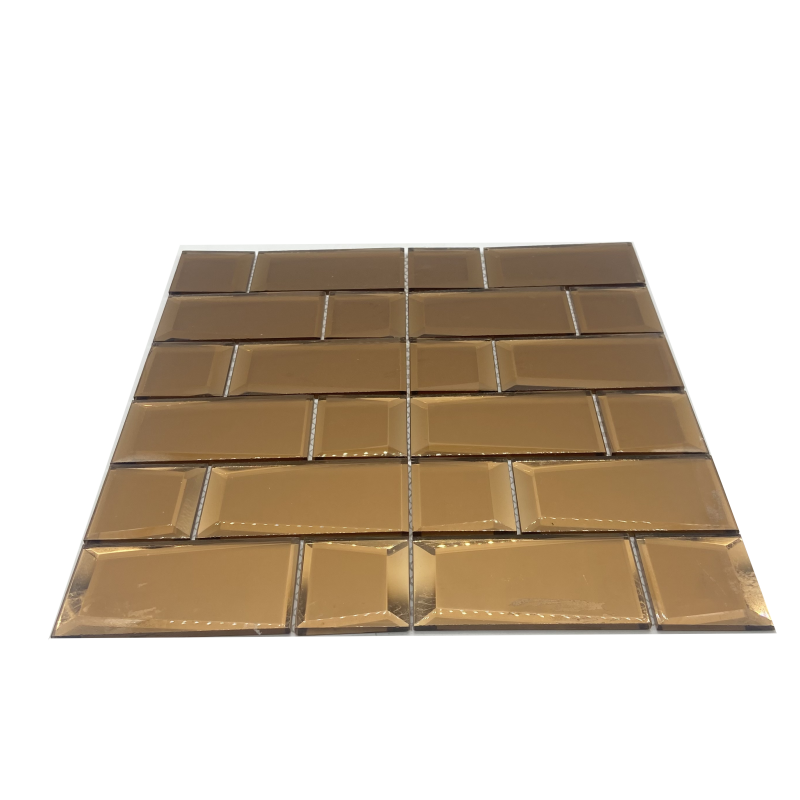Gạch Mosaic Kính Pha Lê Hỗn Hợp Hiện Đại Trực Tiếp Từ Nhà Máy Dùng Cho Tường Nội Thất & Khách Sạn Sản Phẩm Chất Lượng Cao Cấp