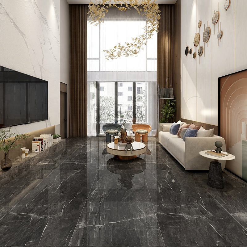 Phòng khách Bóng Đá cẩm thạch toàn thân Tấm lớn 900x1800mm Tấm ốp tường nền Một đá đa diện Phong cách hiện đại tối giản