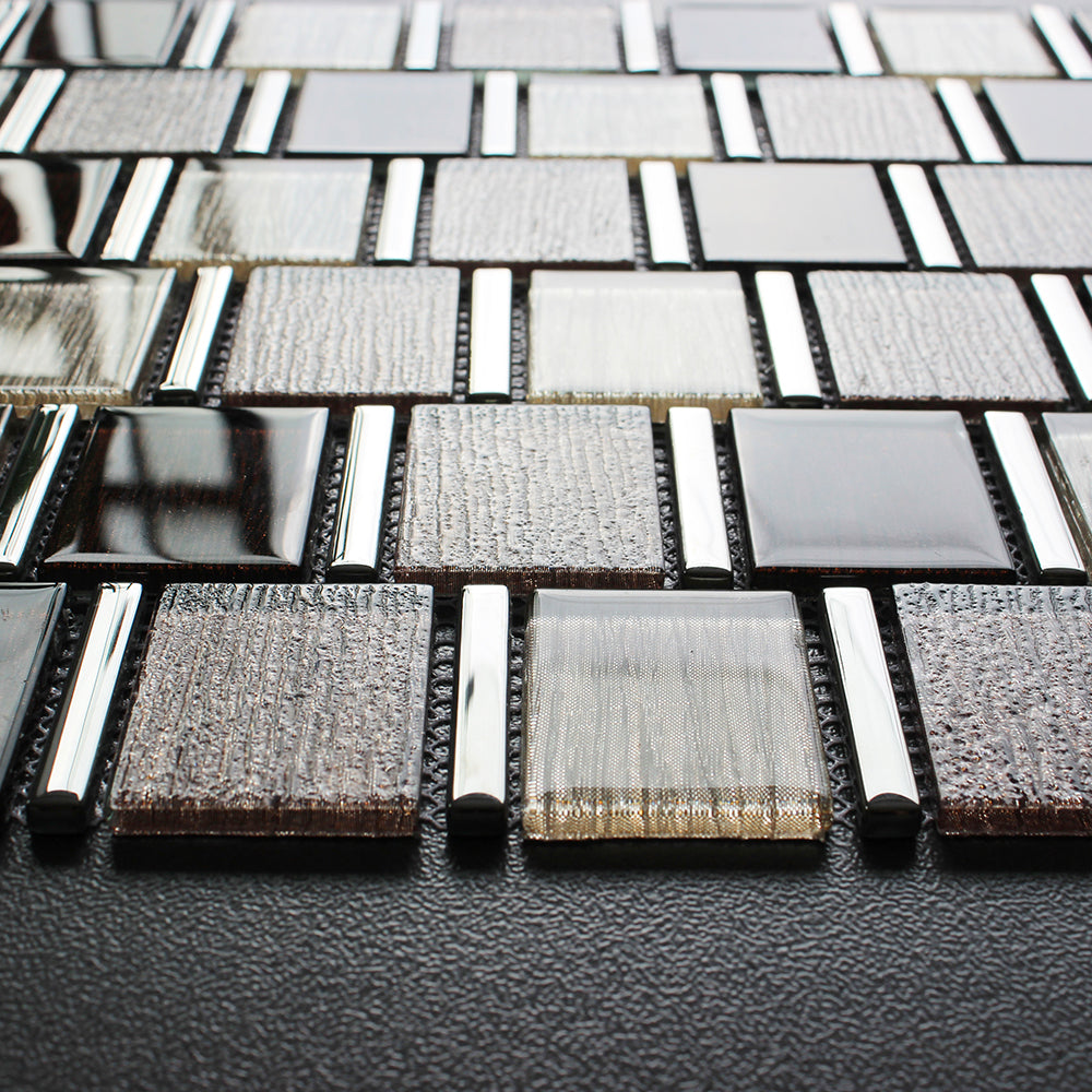 Giá sỉ Vật liệu mosaic kính màu chất lượng cao cho Gạch mosaic kính ốp tường nhà/phòng