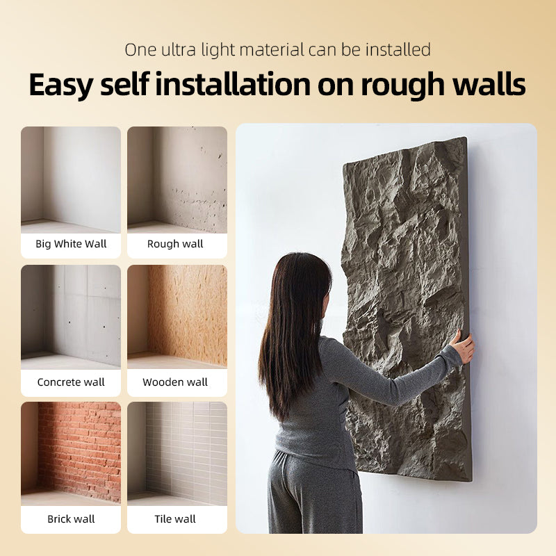 Tấm ốp tường Đá PU Vật liệu mới Nội ngoại thất