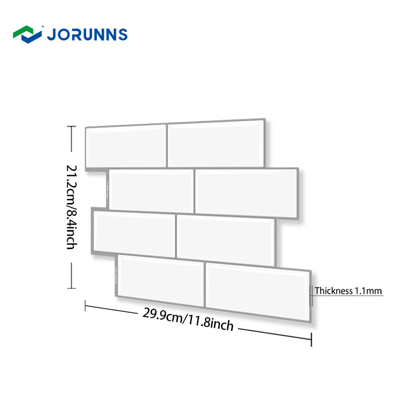 Tường 3D PET Trắng - Gạch Nghệ Thuật Chống Thấm