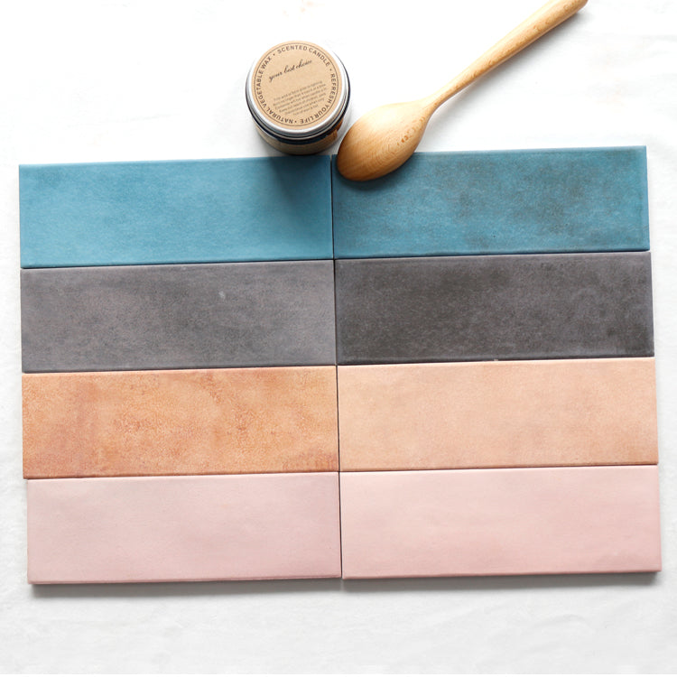 Gạch ốp tường gốm sứ mộc mạc nhiều màu sắc thiết kế Tây Ban Nha 62 x 186 mm từ nhà máy Phật Sơn Trung Quốc dùng để trang trí nhà cửa