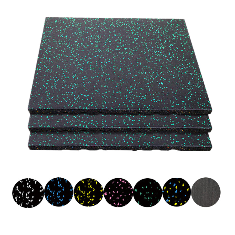 Tấm lót sàn cao su dày ghép nối, chống trượt, dùng cho phòng gym và xưởng