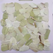 Nhà máy tùy chỉnh đá cẩm thạch sông đá cuội gạch mosaic không đều cho tường nội thất và trang trí sàn
