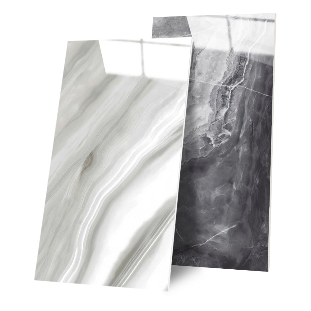 Gạch lát sàn sứ bóng họa tiết vân đá cẩm thạch