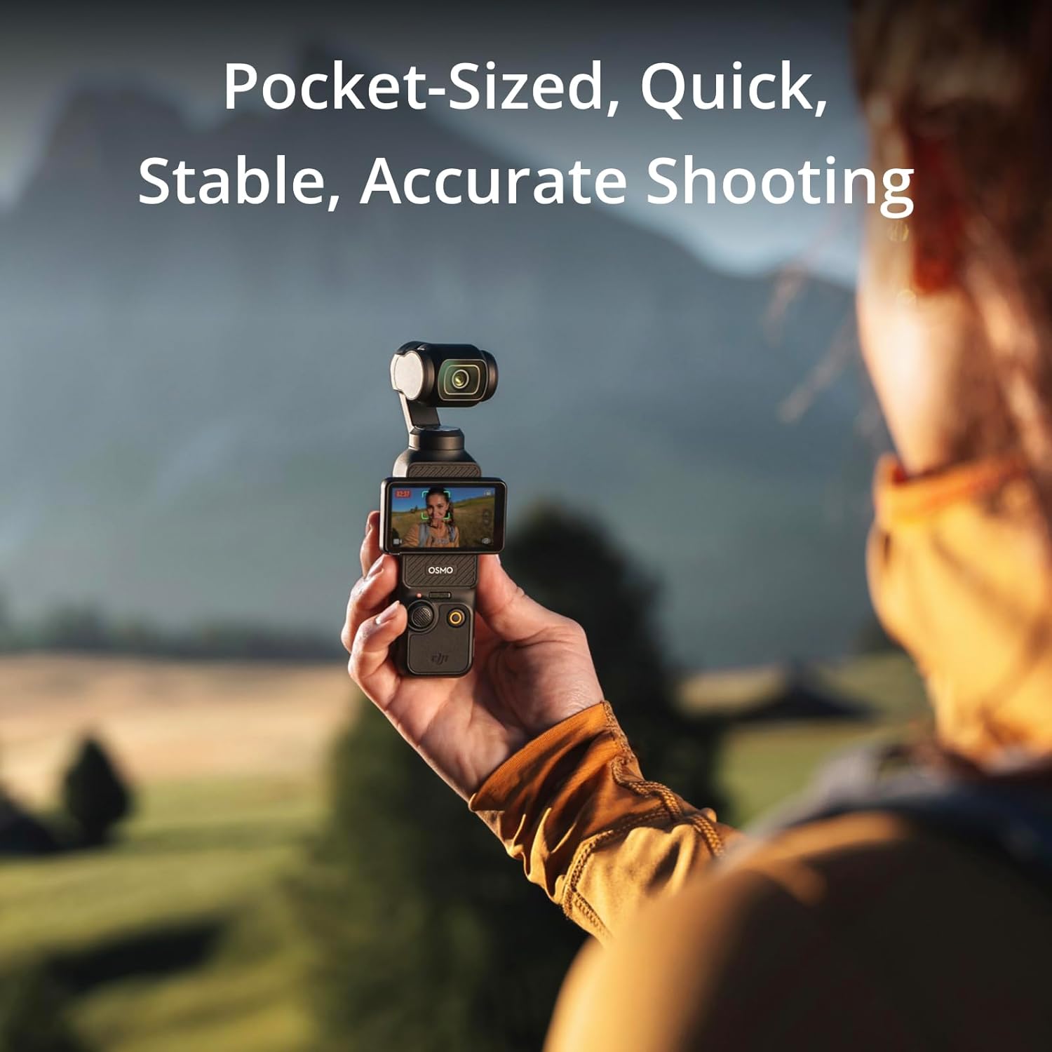 Osmo Pocket 3 Combo Sáng tạo, Máy quay Gimbal chống rung cầm tay 3 trục quay Vlog trực tiếp kèm Micro DJI