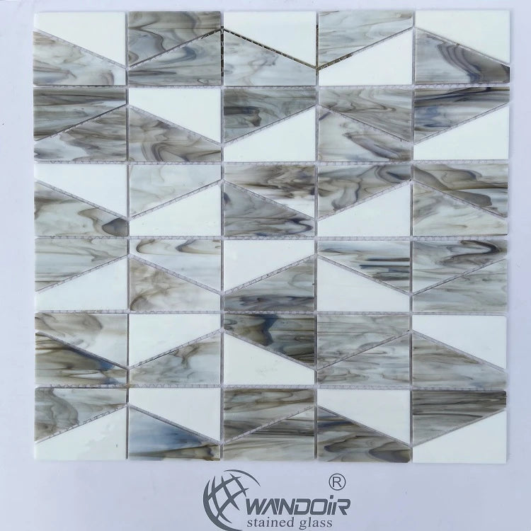 Gạch Mosaic Lục Giác Dài Bóng Trang Trí Bếp Sang