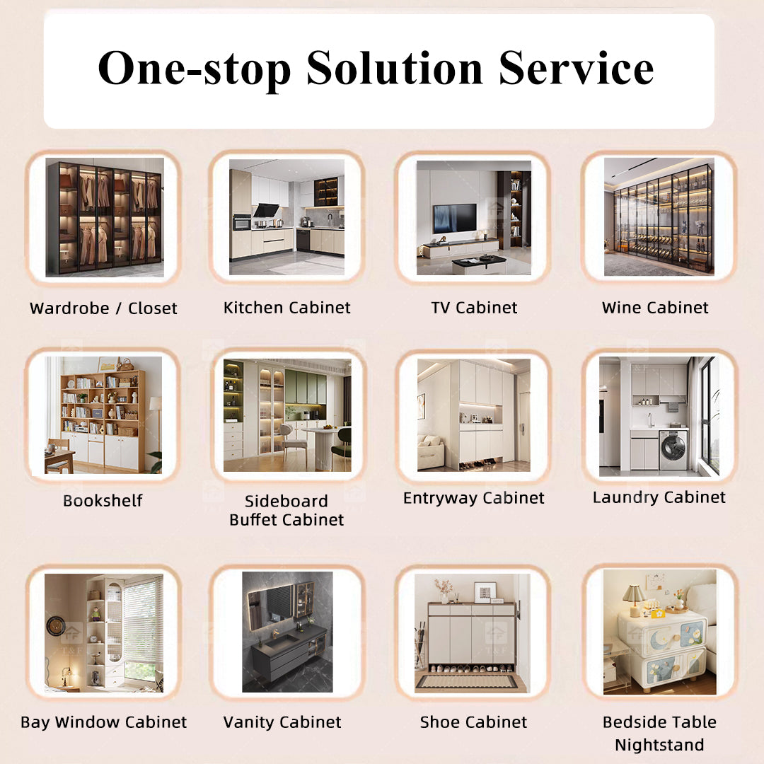 Tủ Bếp Gỗ Đen Hiện Đại Thiết Kế Tùy Chỉnh Trọn Bộ Nội Thất Gia Đình