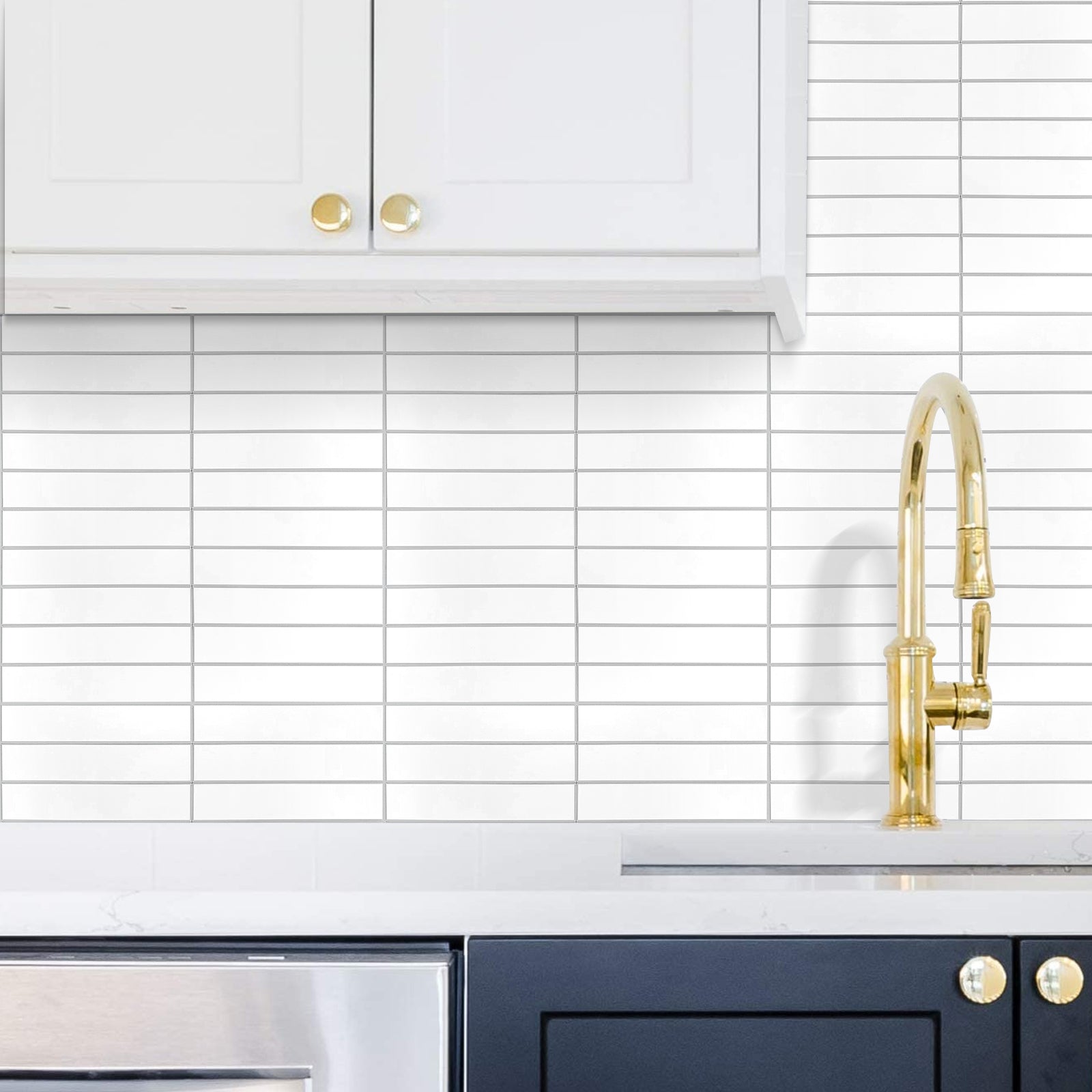 Gạch 3D Mosaic Tự Dán Chống Thấm Nước 4MM