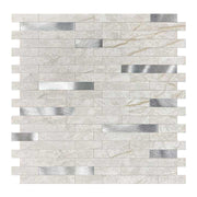 Gạch ốp tường PVC Composite, gạch mosaic bóc dán cho nhà bếp, ốp tường giả đá