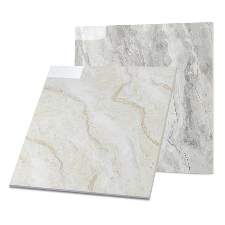 Nhà máy cung cấp gạch men Foshan, gạch lát sàn họa tiết đá cẩm thạch 80x80, đá vàng bóng, gạch lát sàn Carreaux cho sàn nhà