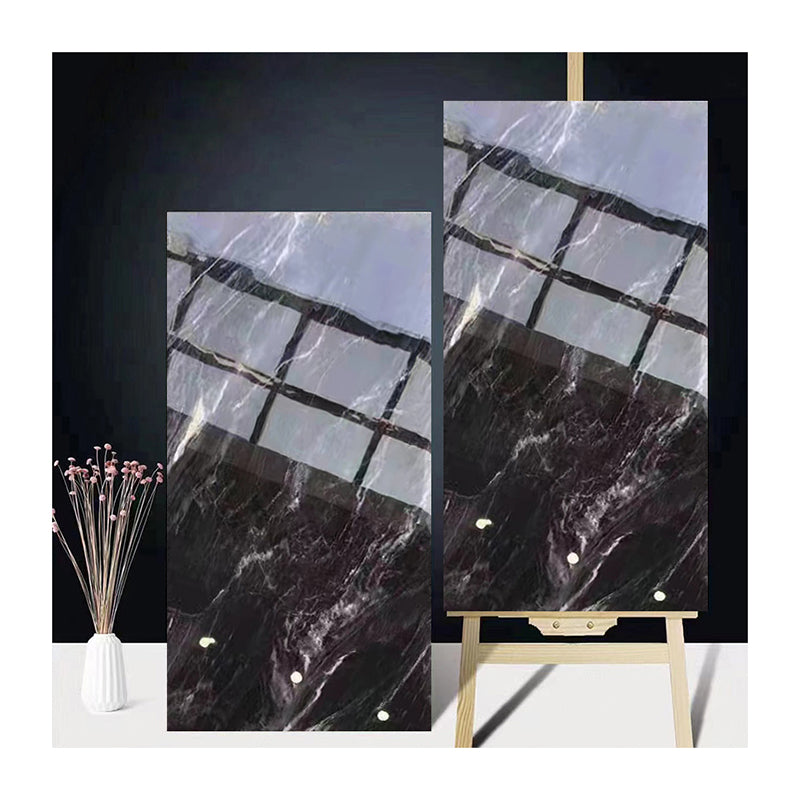 Gạch ốp tường và lát sàn sứ Tây Ban Nha tráng men Porcelanto nâu bóng men kính thiết kế vân đá cẩm thạch