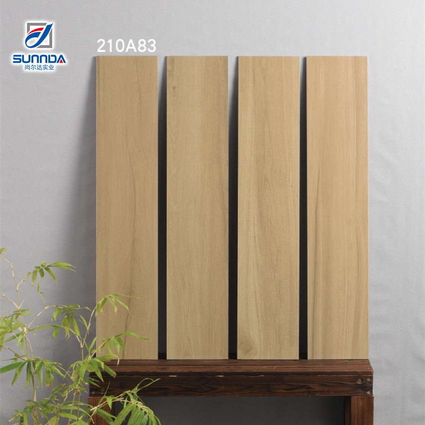 Gạch Men Màu Sắc Rõ Nét, Chống Trơn Trượt, Bề Mặt Mờ, Vân Gỗ Nâu Xám, Ngừng Sản Xuất, Kích Thước 200x1000mm