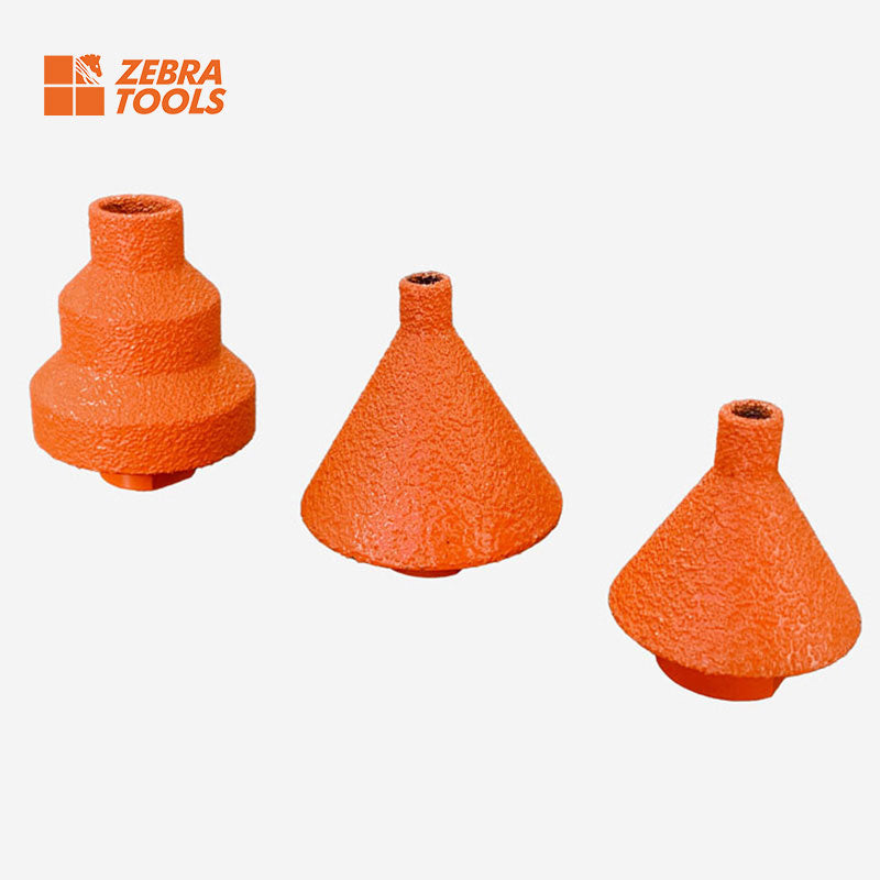 Đầu khoan mài vát hình nón kim cương Zebra Tools đa năng