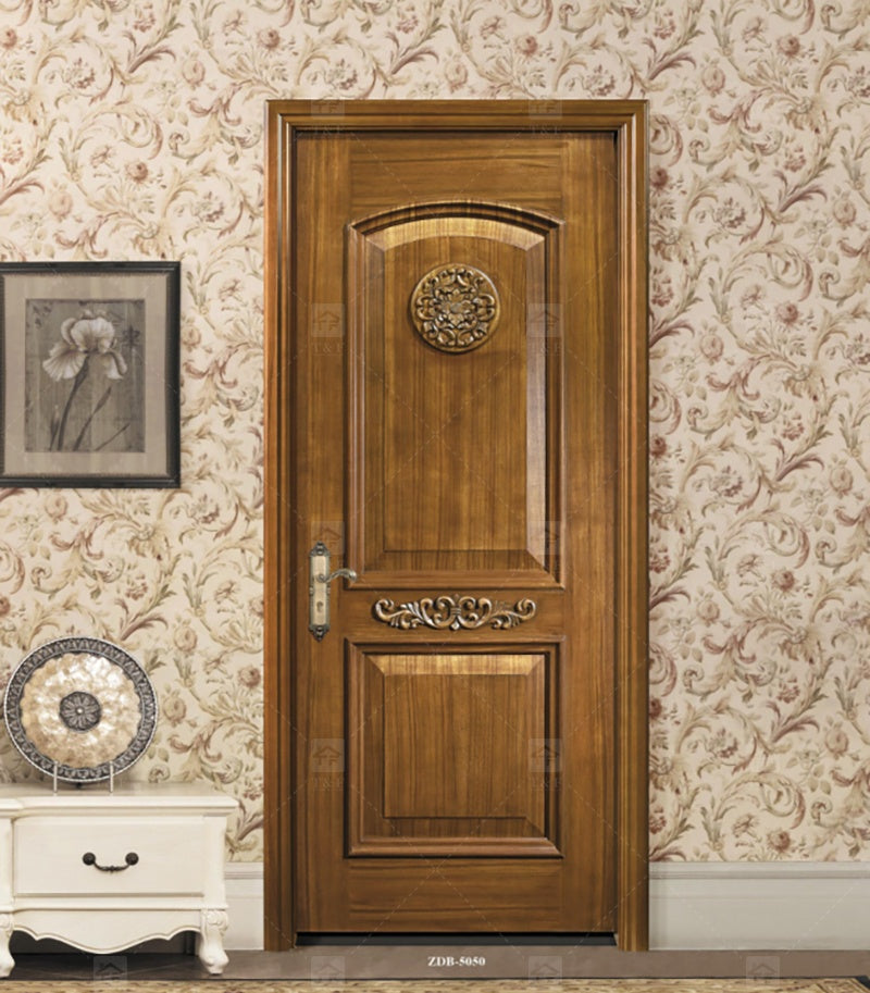 Trụ cửa gỗ Teak chạm khắc phần đầu cao cấp, sang trọng 2025 dùng cho thiết kế cửa chính nội thất của nhà ở, biệt thự, phòng ngủ