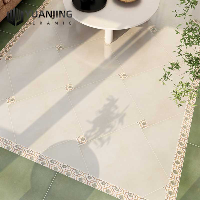 Gạch Sứ Retro Thiết Kế Hiện Đại 500x500mm Phong Cách Đồng Quê Mỹ Cổ Điển Ánh Sáng Dịu Men Kẹo Rạn Băng Phòng Khách