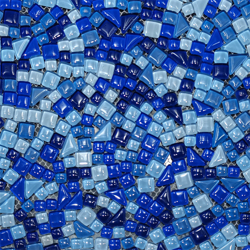 Hạt rời Mosaic thủy tinh/gốm sứ dày 4mm cao cấp, phong cách thiết kế hiện đại dùng cho khách sạn, đồ thủ công DIY, hồ bơi & phòng ăn