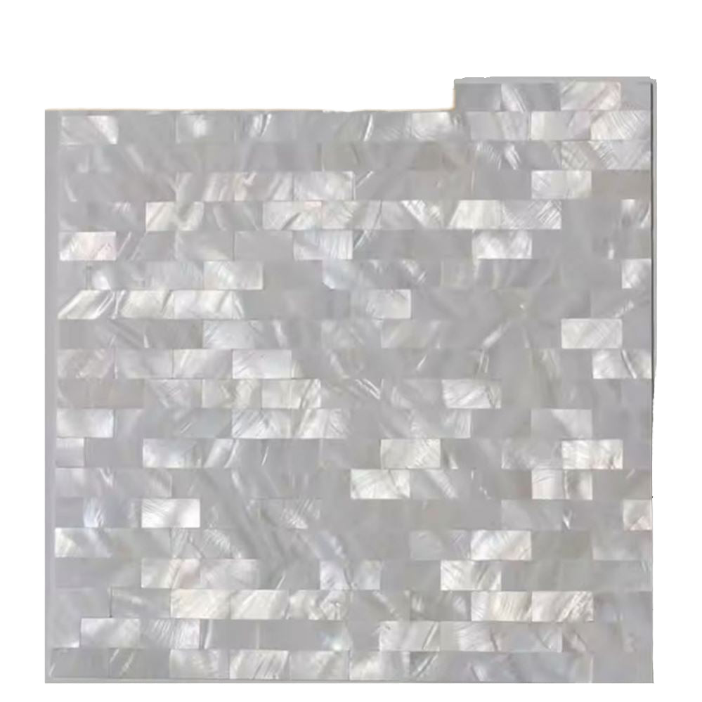 Gạch Mosaic Vỏ Sò Capiz Tự Nhiên Phong Cách Hiện Đại Dùng Để Trang Trí Nhà Cửa Và Đồ Nội Thất Tự Làm, Thiết Kế Dạng Sàn Gỗ Cho Ứng Dụng Trong Phòng & Biệt Thự