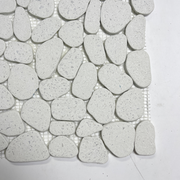 Gạch mosaic OMK White Jade xi măng bán buôn gạch mosaic trắng tự nhiên sang trọng