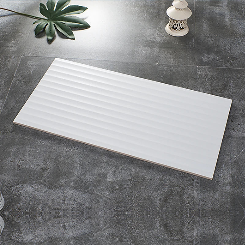 Gạch ốp tường 300x600mm gợn sóng trắng