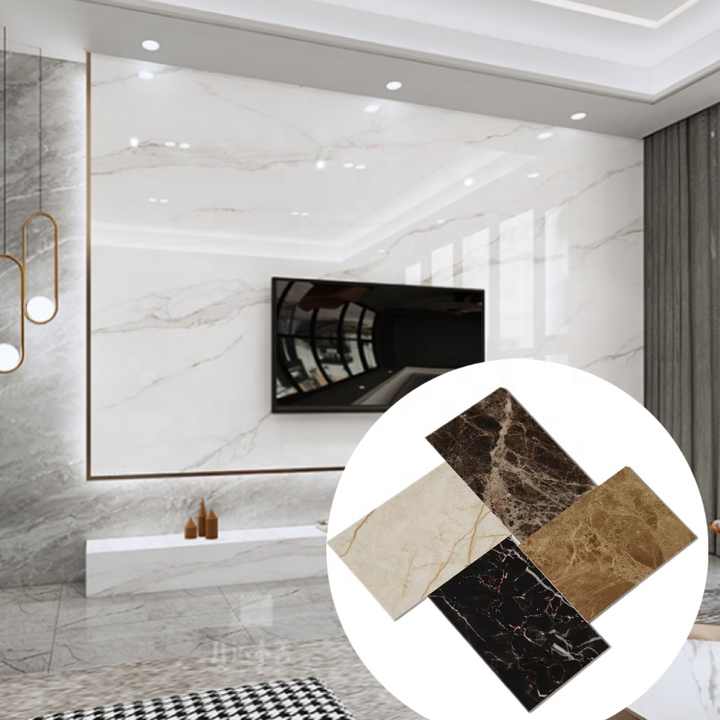 Tấm ốp tường PVC UV bằng đá cẩm thạch DBDMC Tấm ốp tường PVC trang trí tường nổi Phòng tắm sử dụng Tấm ốp màu trắng bán buôn Vòi hoa sen nhân tạo bằng đá cẩm thạch