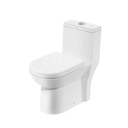 Thiết bị vệ sinh bằng sứ tráng men trắng một khối, bồn cầu xả nước, bẫy P và bẫy S, giá rẻ, thiết bị vệ sinh WC