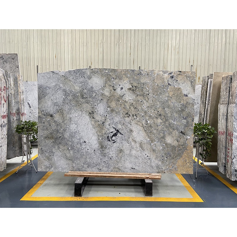 Đá Marble Tự Nhiên Ý, Tấm Lớn Đá Cẩm Thạch Xám, Bề Mặt Đánh Bóng Kiểu Đá Phiến, Trang Trí Tường Sàn Nội Thất