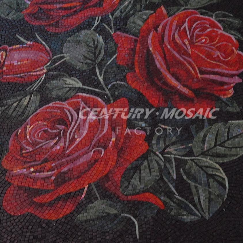 Tranh Khảm Kính Thủ Công Centurymosaic Hoa Văn Đẹp Sáng
