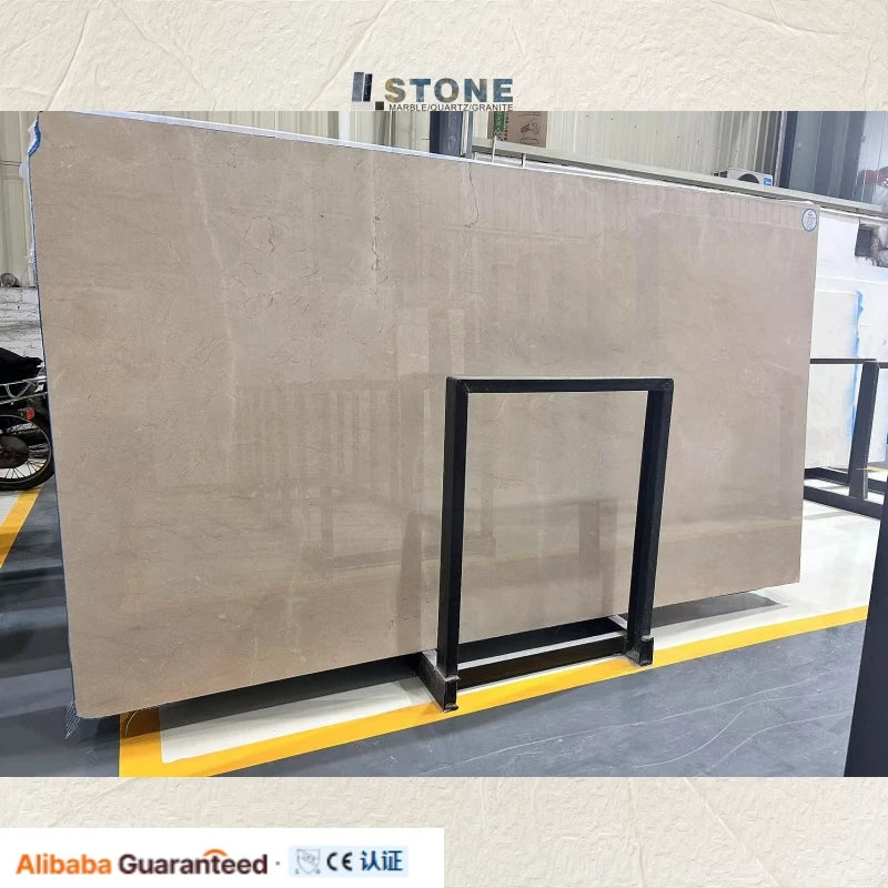 Đá Marble Crema Marfil Ốp Tường Sàn Chống Thấm, Bảo Hành 1 Năm