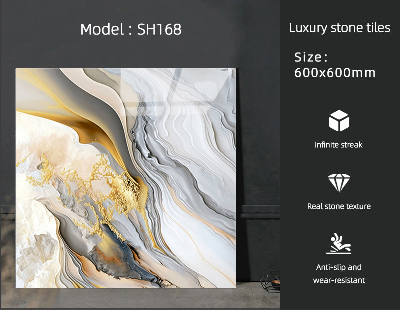 Gạch Ceramic Cao Cấp 600x600 - Hoàn Mỹ Cho Mọi Không Gian