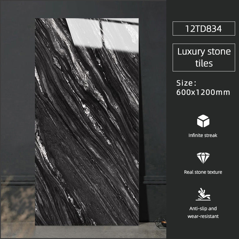 Gạch lát sàn sứ bóng vân đá cẩm thạch hiện đại