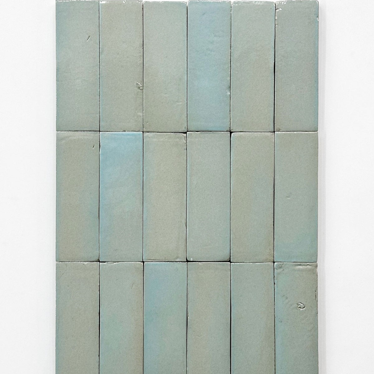 Gạch ốp tường sứ ceramic Zellige vuông xanh dương thủ công chất lượng cao, phong cách mộc mạc, nội thất sang trọng, kháng khuẩn, truyền thống