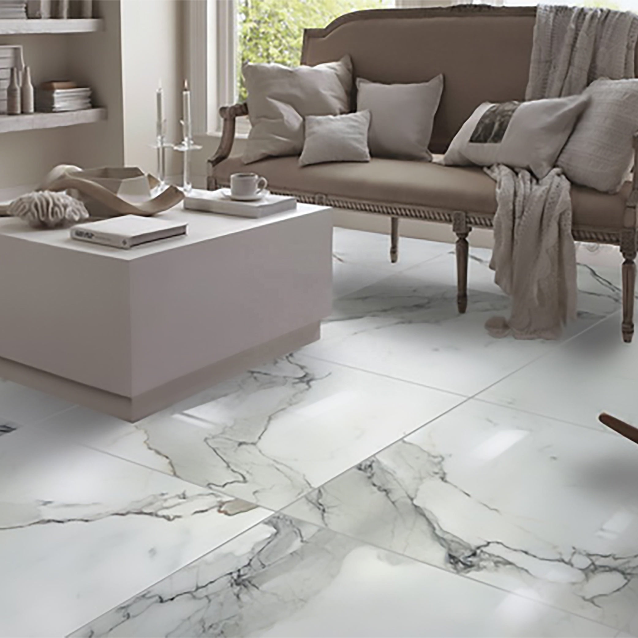 Trang Trí Phòng Tắm Cẩm Thạch Carrara, Đá Granite Dễ Gia Công, Rất Phổ Biến, Màu Sắc Tươi Sáng