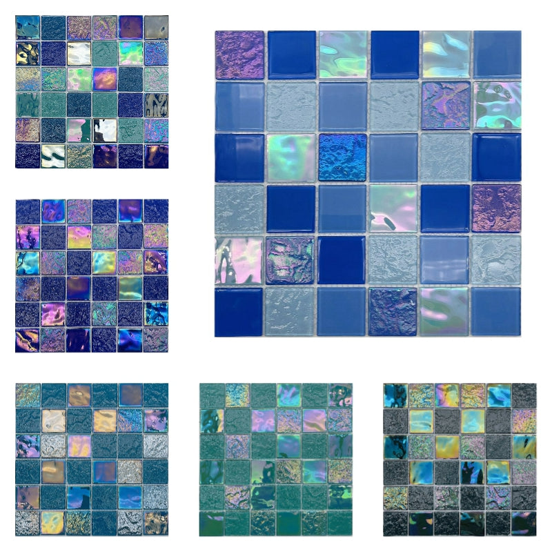 Gạch Hồ Bơi Mosaic Kính Óng Ánh Chất Lượng Cao Sang Trọng