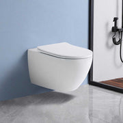 Bồn cầu sứ một khối hiện đại, bồn cầu đóng êm, bồn cầu gắn tường