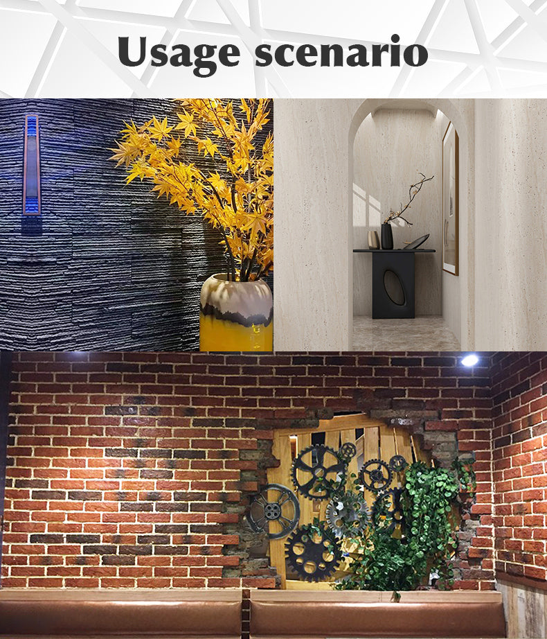 Tấm ốp tường gốm giả đá mềm, thiết kế hiện đại, chống cháy, nhẹ, vật liệu mới, dạng veneer đá dẻo, kháng khuẩn.