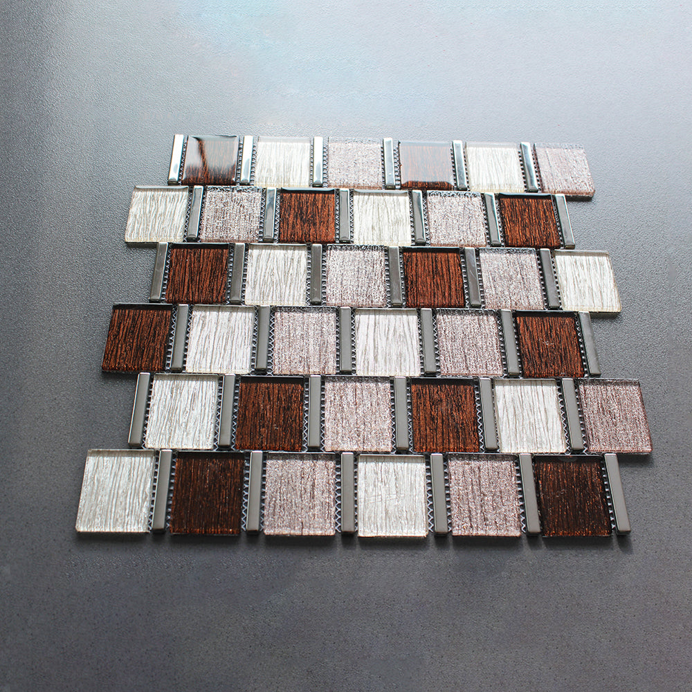 Giá sỉ Vật liệu mosaic kính màu chất lượng cao cho Gạch mosaic kính ốp tường nhà/phòng