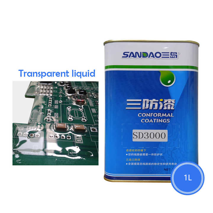 Sơn phủ bảo vệ nguồn điện không màu, chống ẩm, chống nước, chống ba lớp, nhựa Acrylic cho PCB