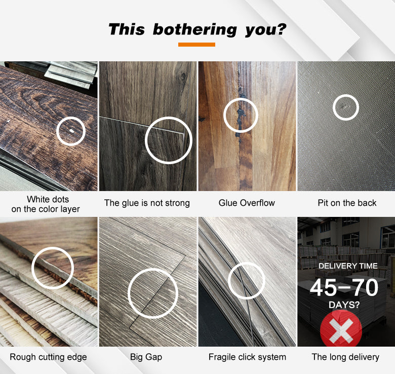 Sàn nhựa vinyl cứng dạng tấm SPC LVT PVC chống thấm nước màu gỗ có lớp đệm Unilin Click Modern Factory