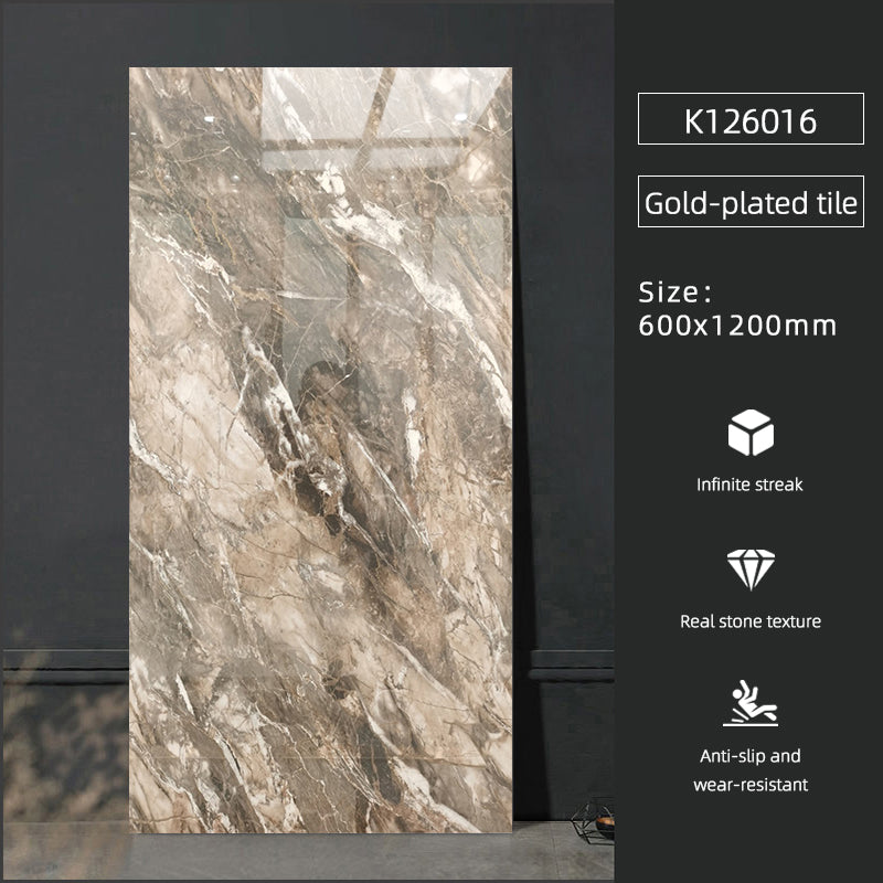 Gạch lát sàn gốm sứ vân đá cẩm thạch vàng 60x120