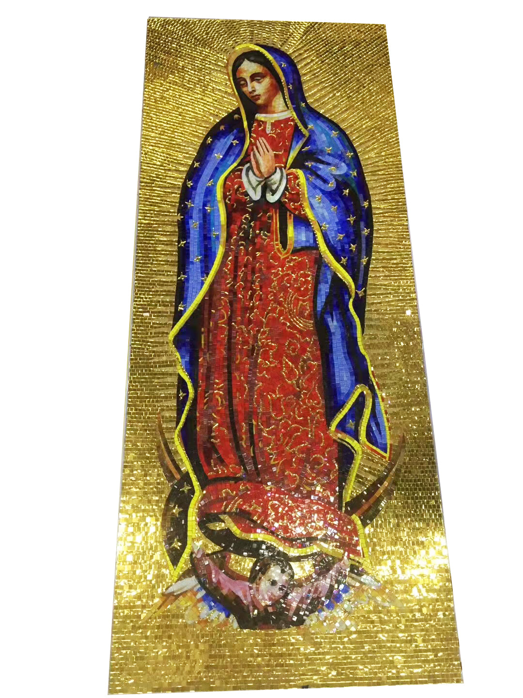 Tranh khảm kính thủ công mảnh ghép tùy chỉnh khách sạn hiện đại