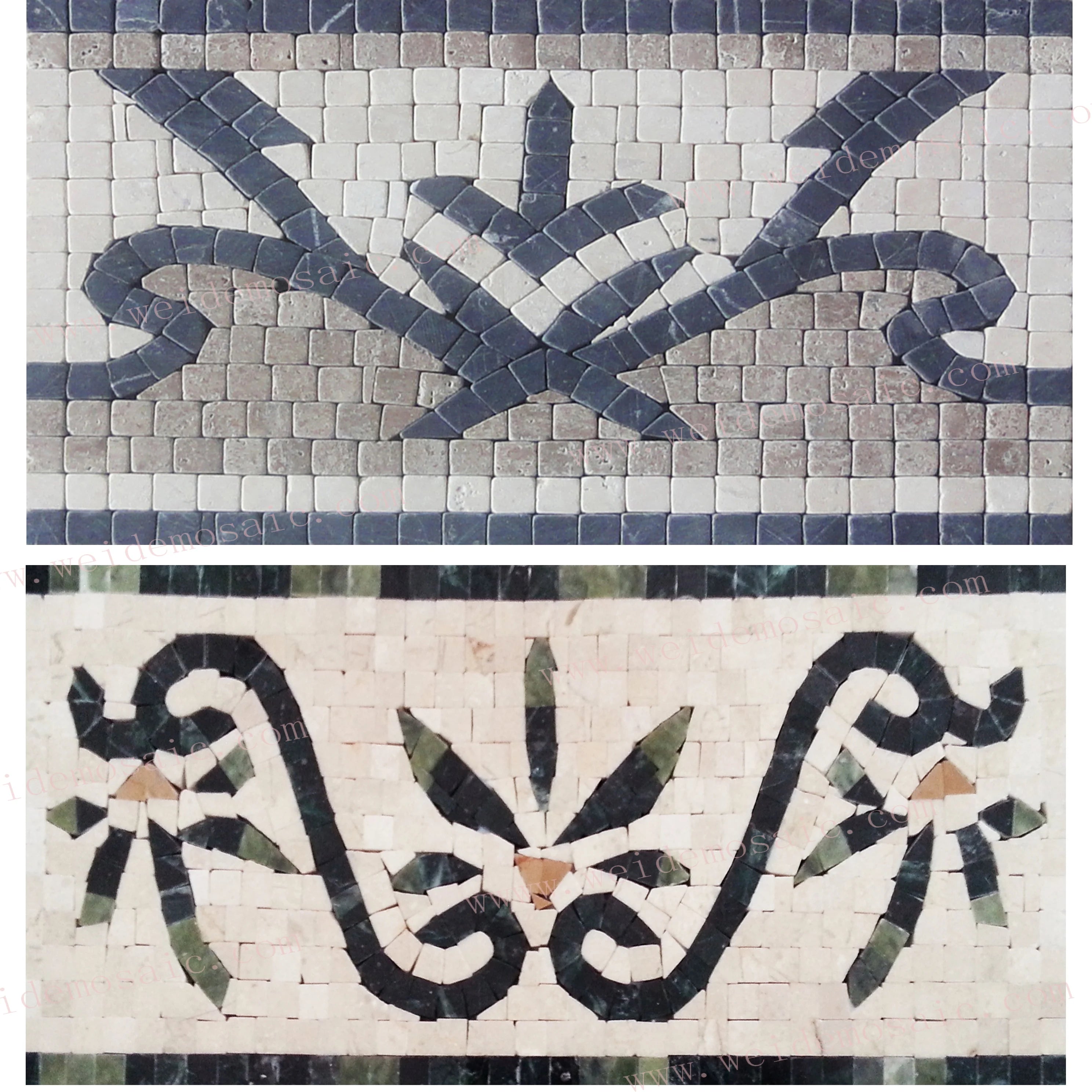 Viền Gạch Mosaic Đá Tự Nhiên Trang Trí Weide